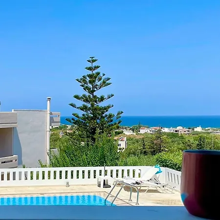 Cook With Pool And Terraces With Sea Views Dhaskalianá